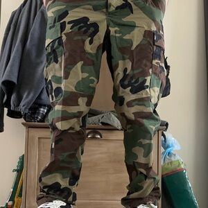Military Issue Classic Camo Cargo Pants